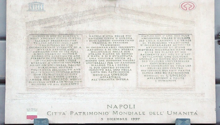 centro storico di Napoli Unesco
