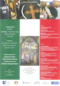 Ciclo conferenze Beni culturali ecclesiastici Locandina