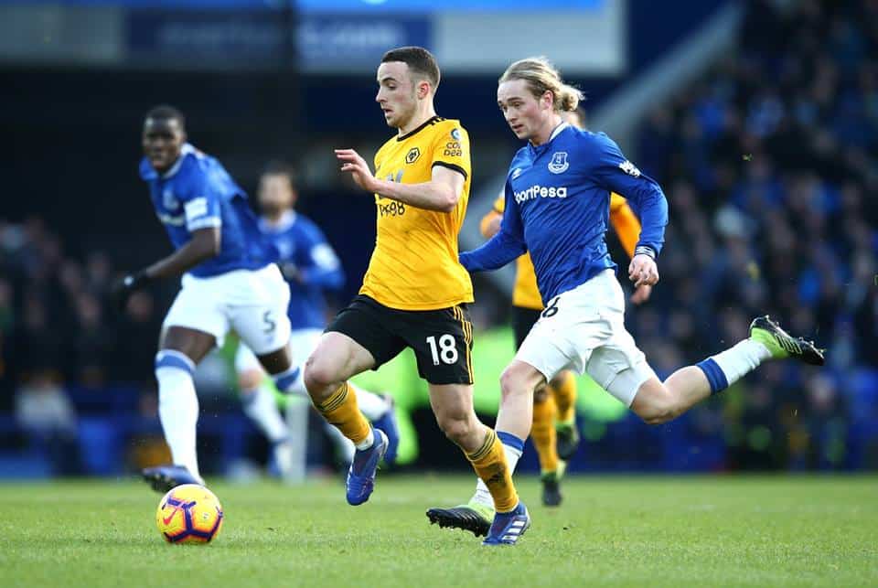 Everton - Wolverhampton 1-3, pesante sconfitta casalinga con i Wolves
