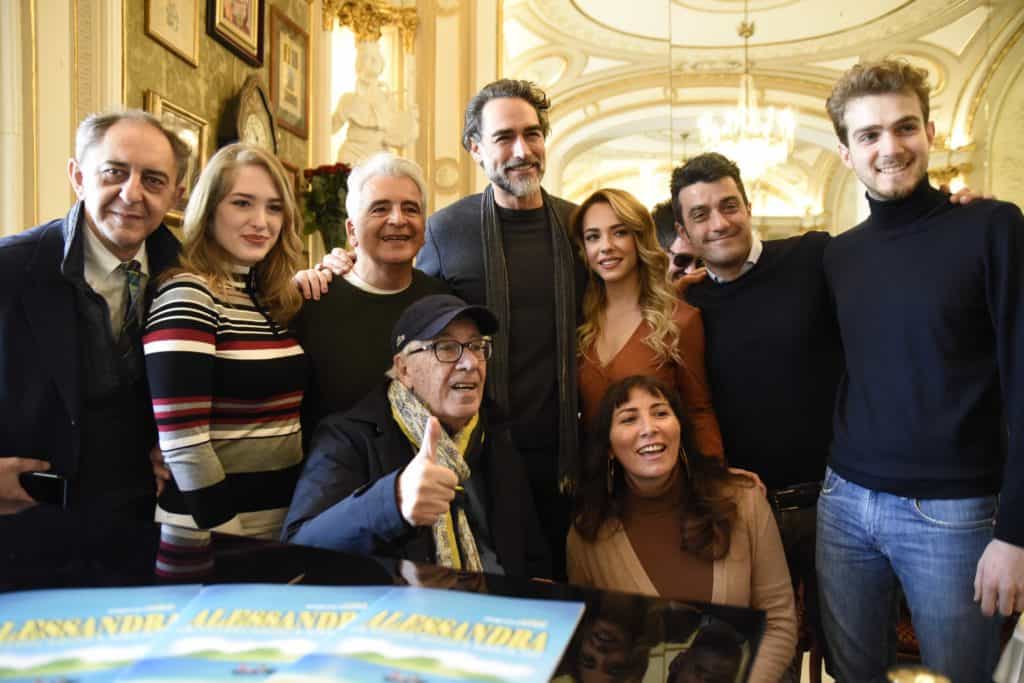 Il cast di Alessandra a Napoli (foto di Antonio Carrano)