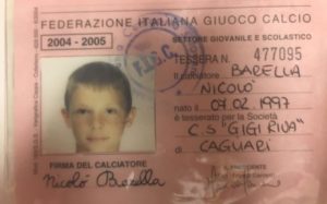 Il cartellino di Niccolò Barella nella stagione 2004 2005 770x480