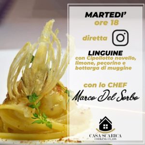 Chef Marco Del Sorbo in diretta su Casa Scarica Cooking Class e Viaggio e Mangio