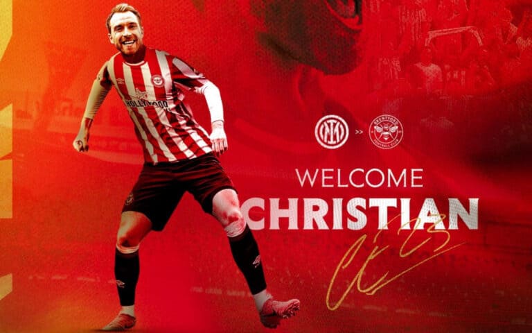 Ufficiale, Eriksen è un nuovo giocatore del Brentford