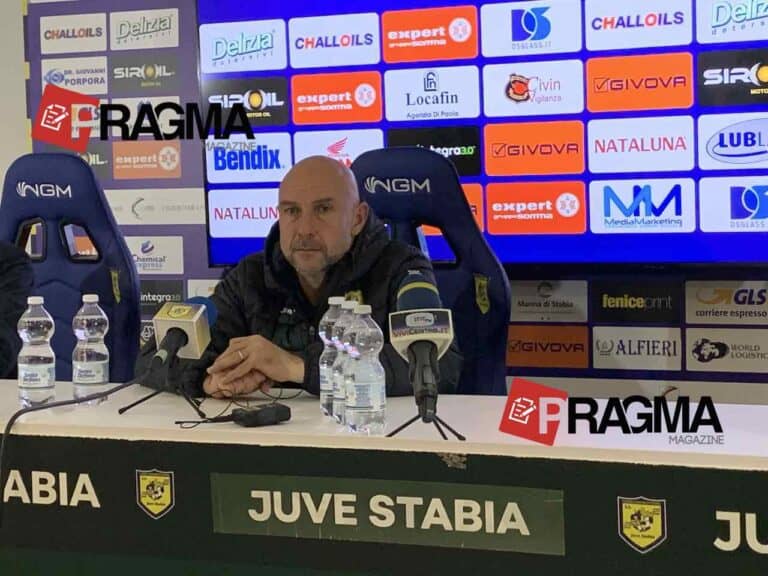 Juve Stabia, Sottili: “Guardiamo partita dopo partita senza obiettivi a lunga scadenza, occorre più spensieratezza in alcuni frangenti”