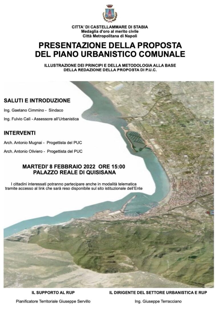 Castellammare: Presentazione Proposta Puc