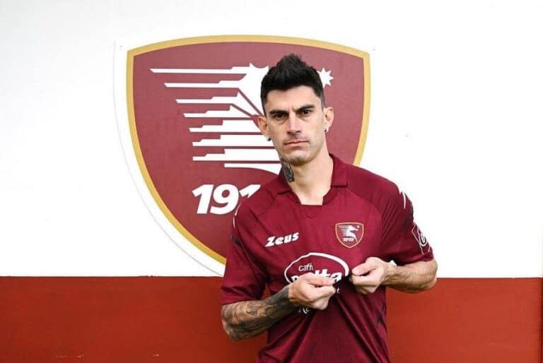 Diego Perotti si presenta a Salerno