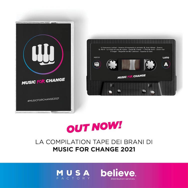 Torna la musicassetta con “Music for Change 2021”