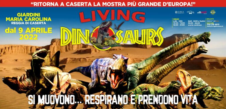 Living Dinosaurs fa tappa a Caserta