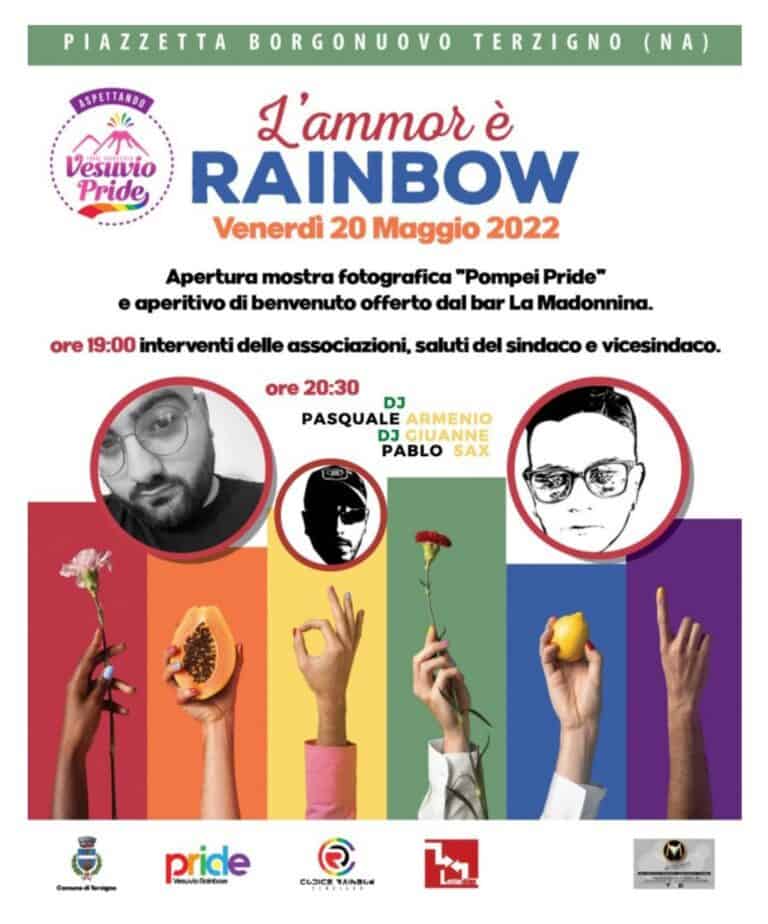 Terzigno, l’Ammor é Rainbow