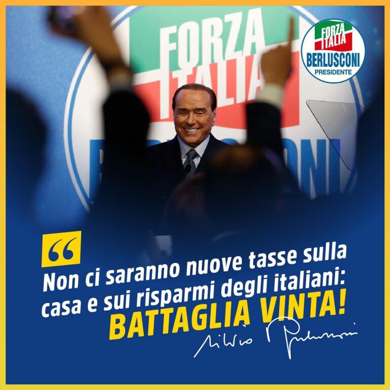 Berlusconi: ” Non ci saranno nuove tasse sulla casa”