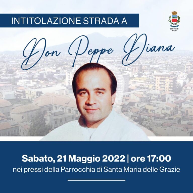 Angri: Una strada per Don Giuseppe Diana