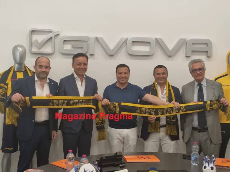 Juve Stabia- La conferenza stampa nel quartier generale di Givova