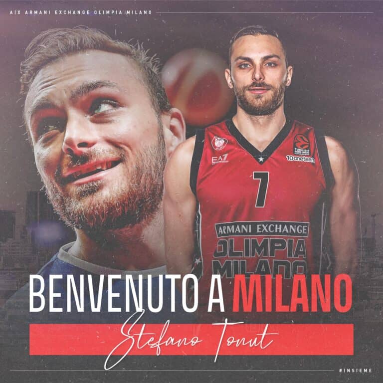 Olimpia Milano- Arriva Stefano Tonut!