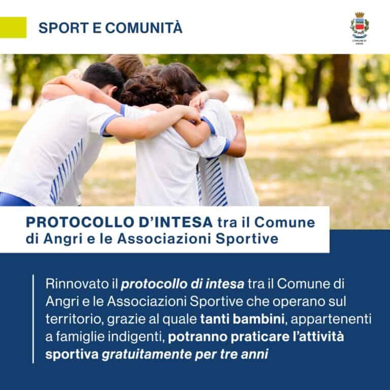 Angri: SPORT GRATUITO PER I BAMBINI IN CONDIZIONE DI DISAGIO