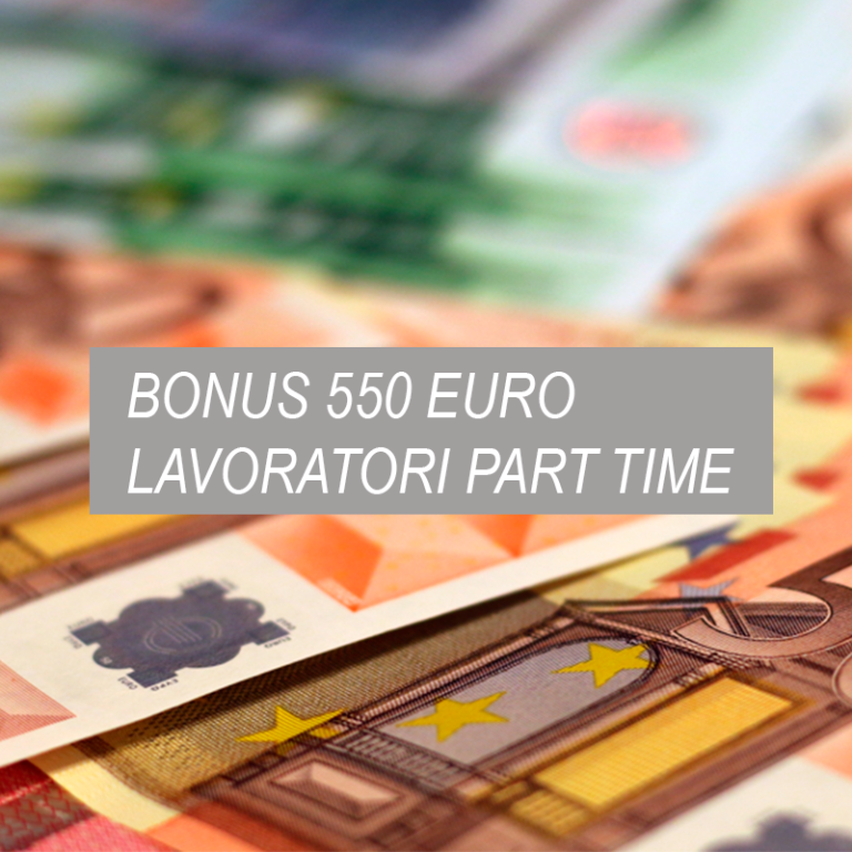 Bonus 550 euro lavoratori part time: come richiederlo?