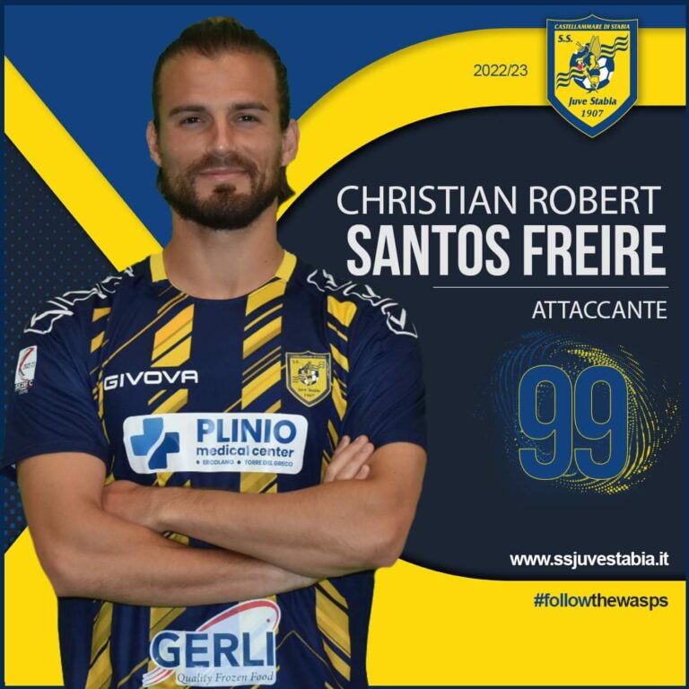 Juve Stabia- Christian Santos il Giramondo del Pallone