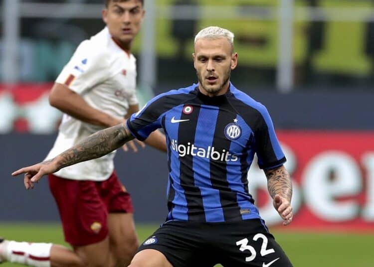 Inter-Roma 1-2 le pagelle: Handanovic maldestro, Barella dai due volti, Dimarco unico vero promosso.