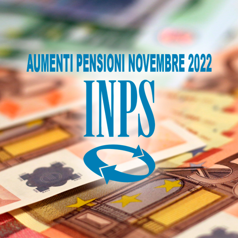 Aumenti pensione novembre 2022: quali novità?