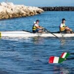 Per la prima volta il Circolo Nautico Stabia, al Campionato Italiano Coastal Rowing, è terzo classificato nella categoria C2x senior