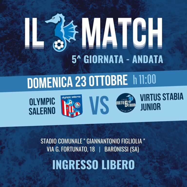 Virtus Stabia Junior, impegno in trasferta!