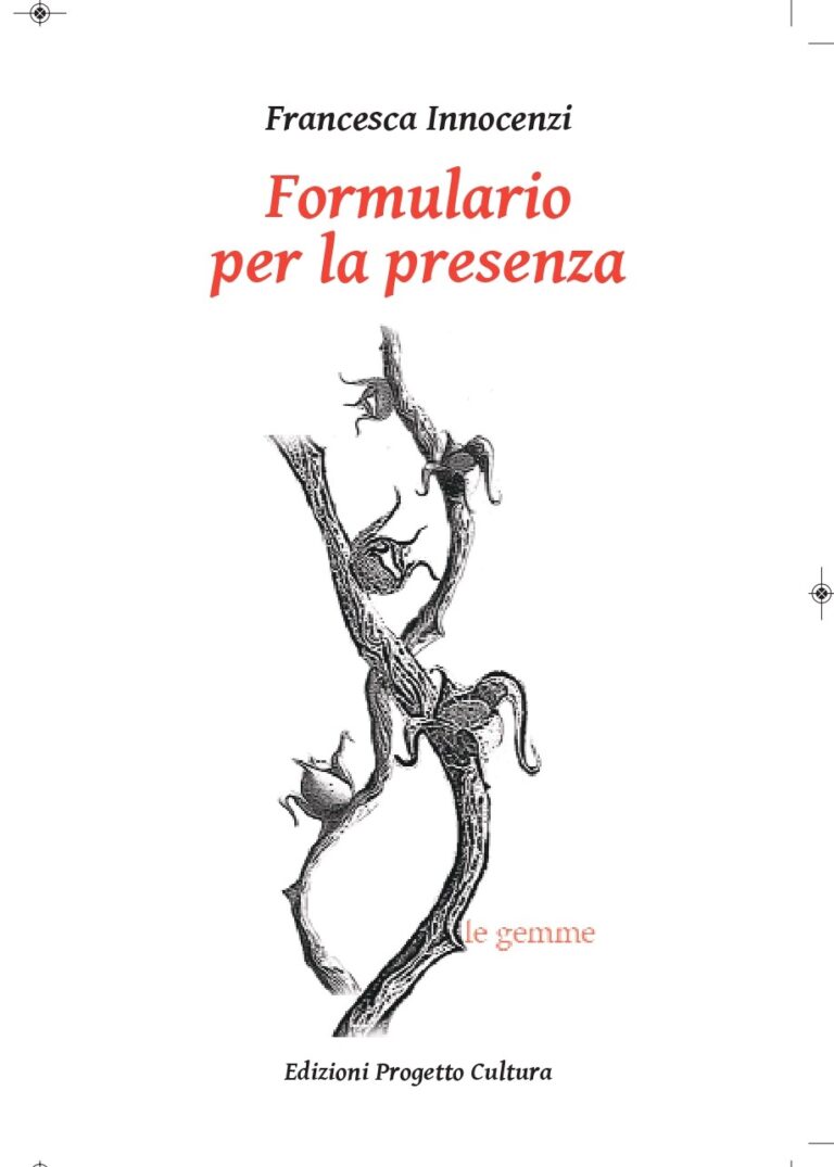 LIBRI DEL 2022: “Formulario per la presenza” di Francesca Innocenzi