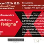 Invito Dipingere l’enigma mostra personale di Antonio del Donno