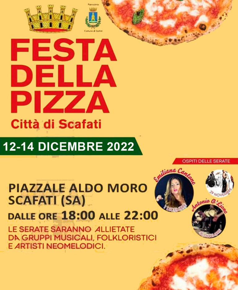 Scafati- Nuove date per la festa della Pizza