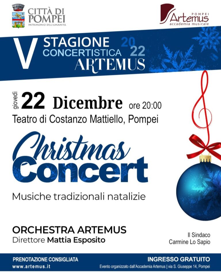 Pompei, al Di Costanzo-Mattiello “Christmas Concert”