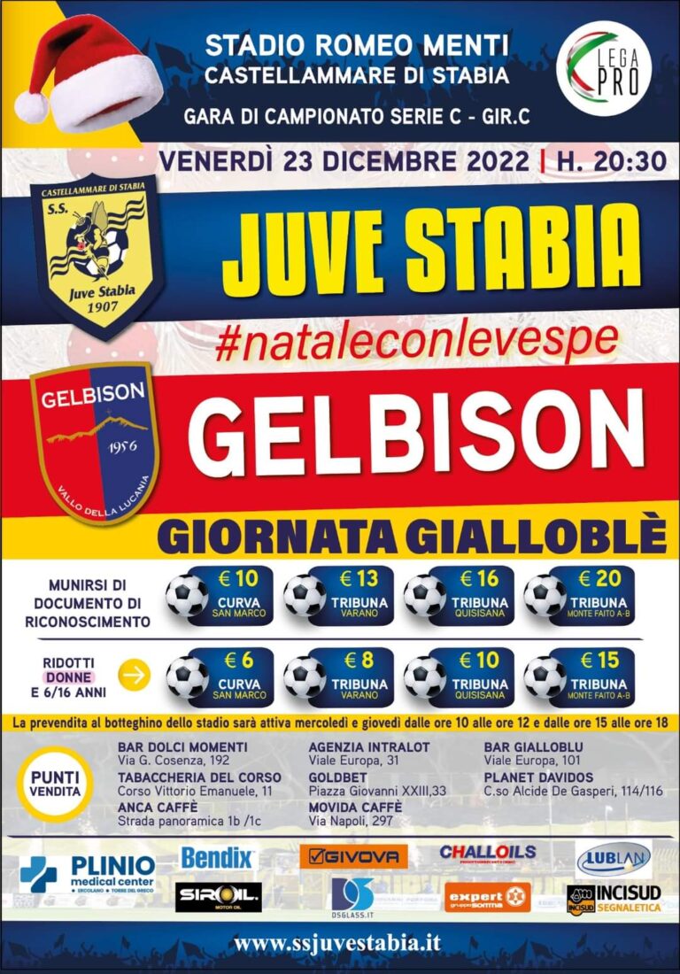 Juve Stabia: E’stata indetta la ‘Giornata Gialloblè’