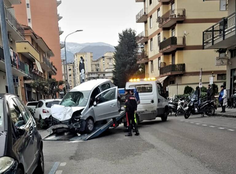 Gragnano, pauroso incidente in Via Castellammare