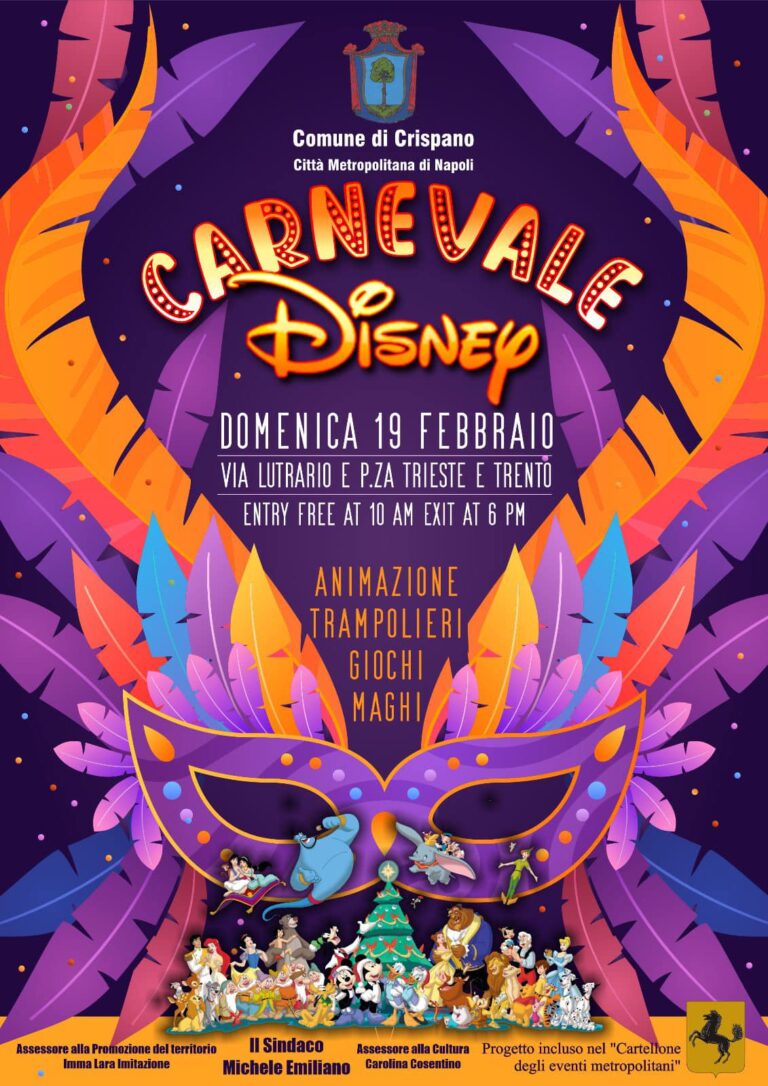 Crispano, il programma per Carnevale