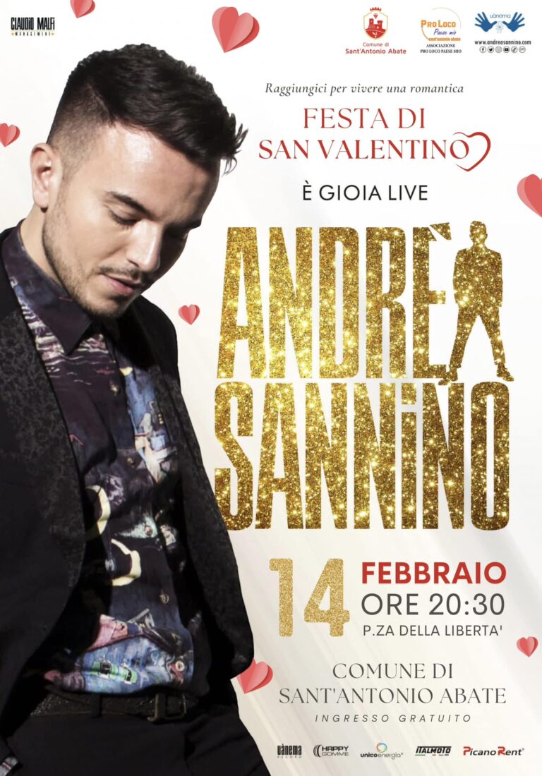 Andrea Sannino in concerto a Sant’Antonio Abate