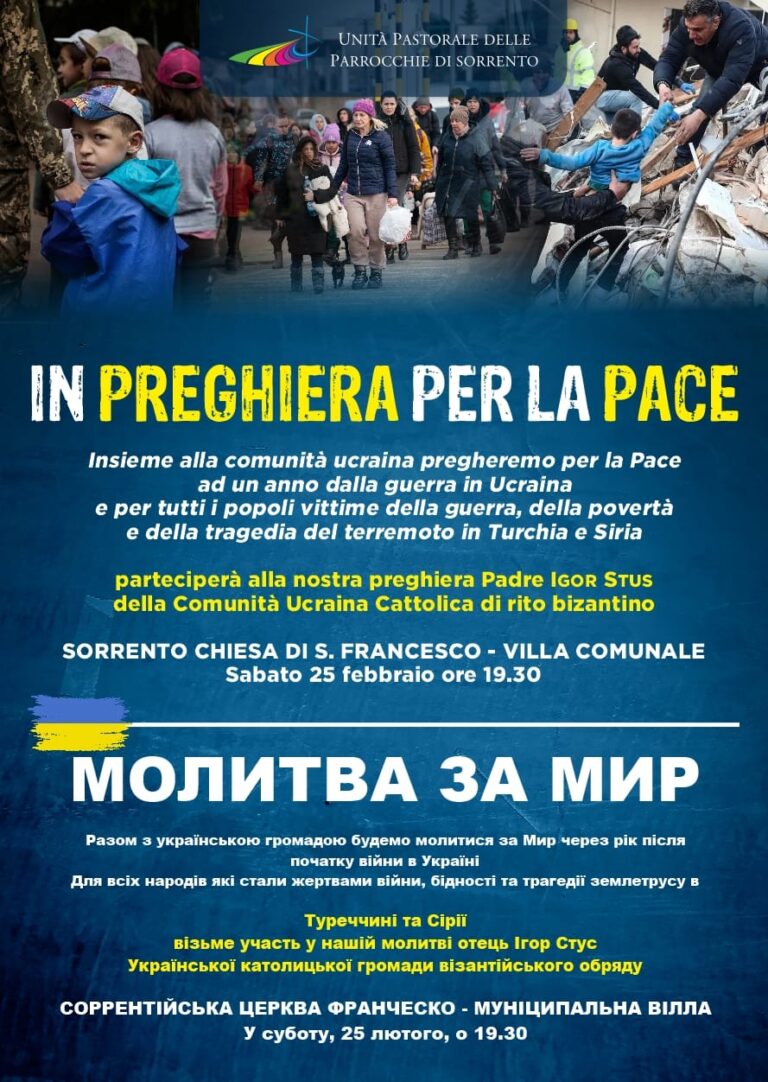 Sorrento, “In Preghiera per la pace”