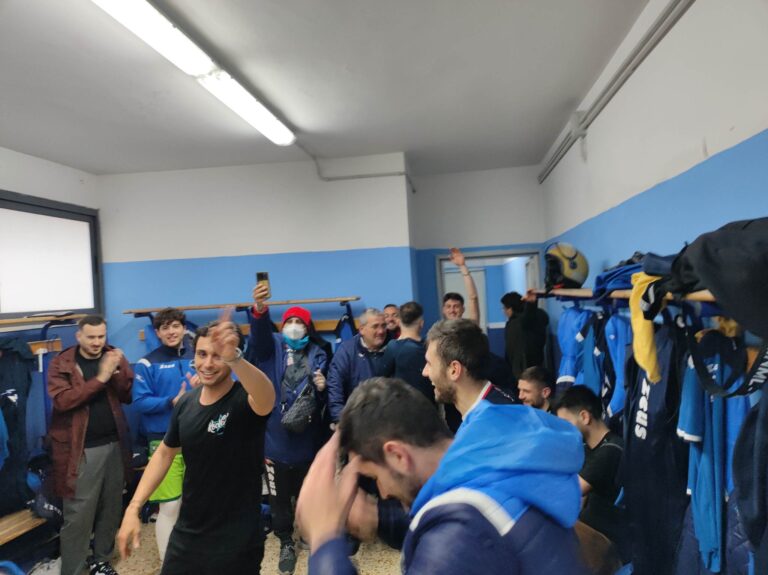 Virtus Stabia, la festa a fine partita