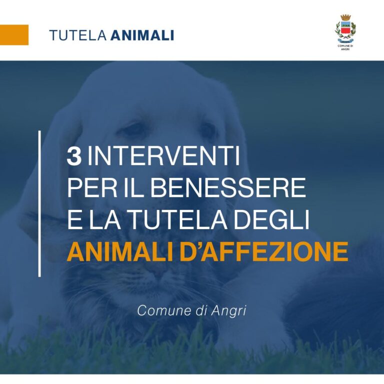 Angri, tutela degli animali