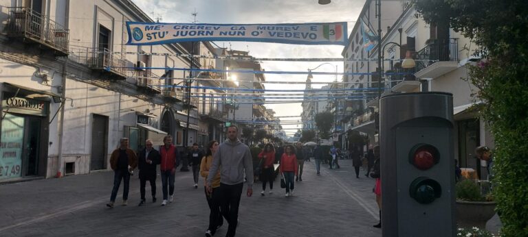 A Pompei i calciatori del Napoli (foto)