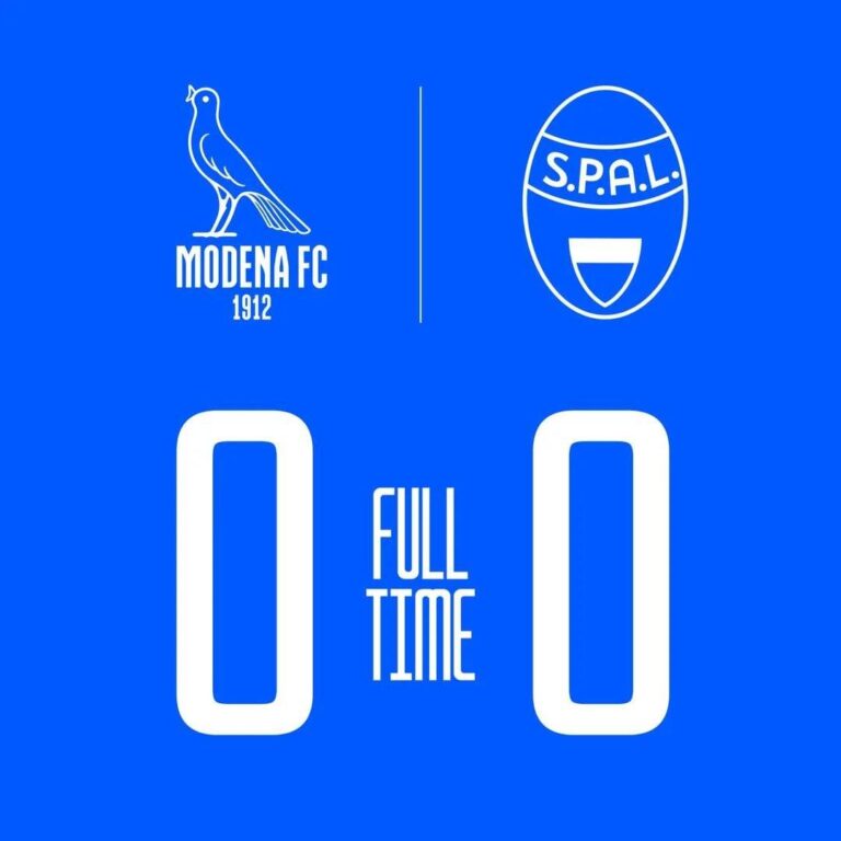 Modena-Spal con risultato ad occhiali