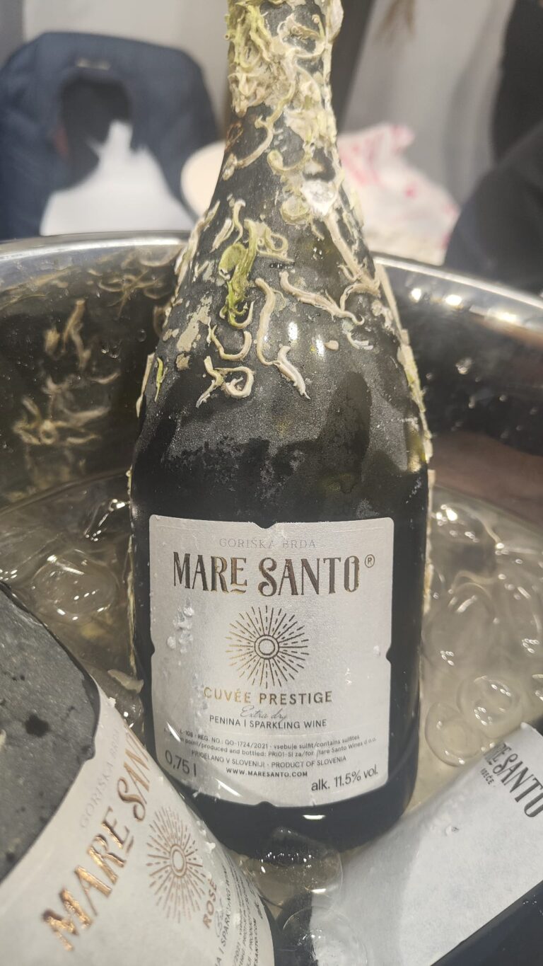 Cuvee Prestige di Mare Santo, un vino sloveno affinato a mare