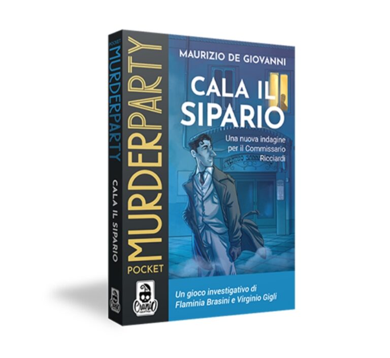 Cala il sipario, le indagini del Commissario Ricciardi in un gioco da tavolo