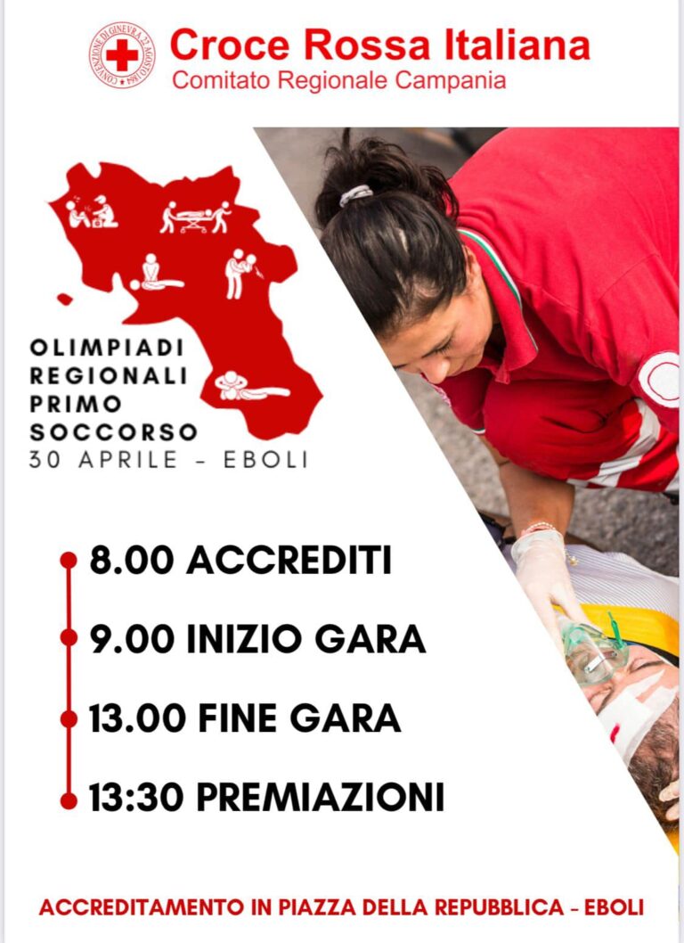 Evento regionale della Croce Rossa Italiana ad Eboli