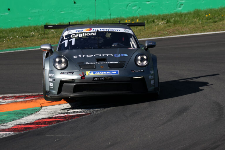 Porsche Carrera Cup Italia, Caglioni è il più veloce nei test a Monza