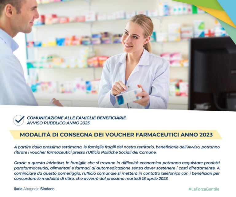 Sant’Antonio Abate notizie sui voucher farmaceutici