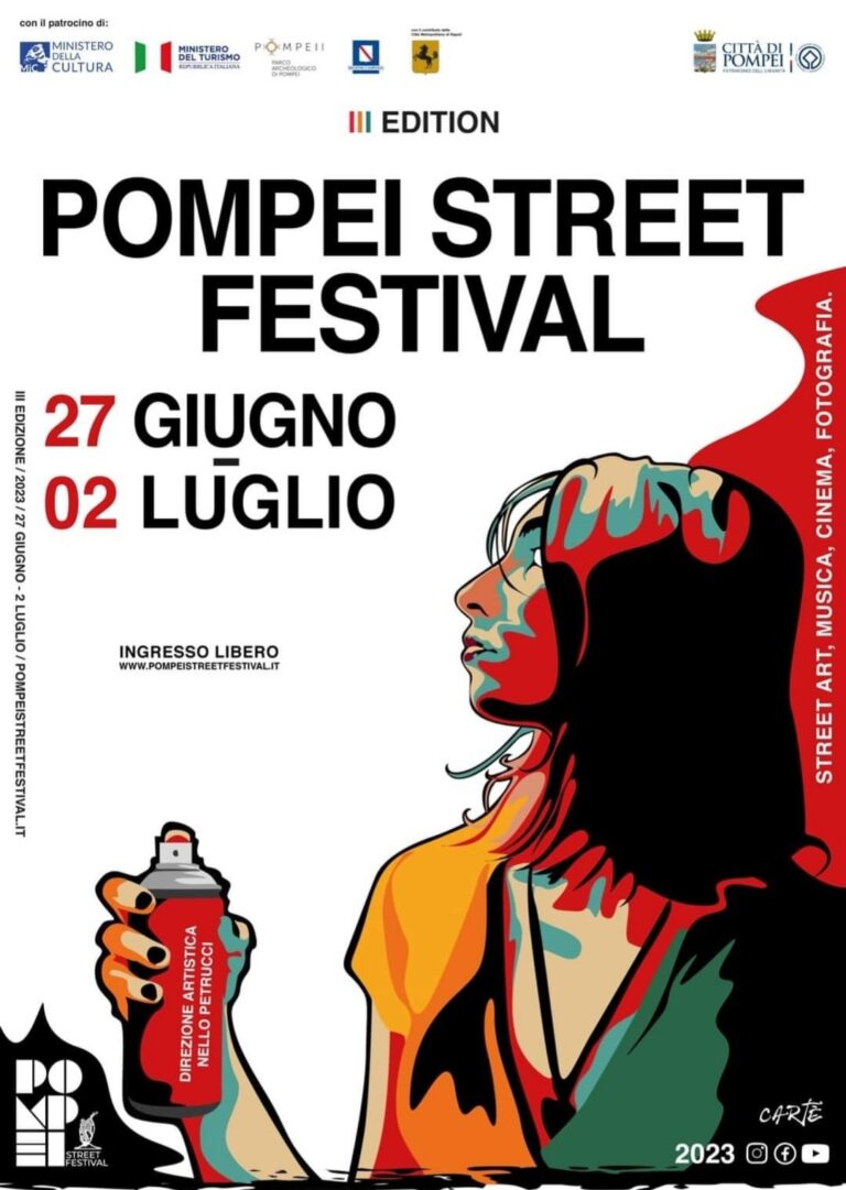 Pompei già in festa. Poche ore al taglio del nastro del Pompei Street Festival 2023