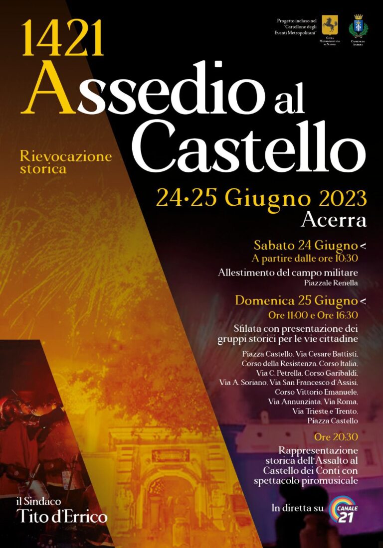 Acerra spettacolare rievocazione storica dell’Assalto al Castello