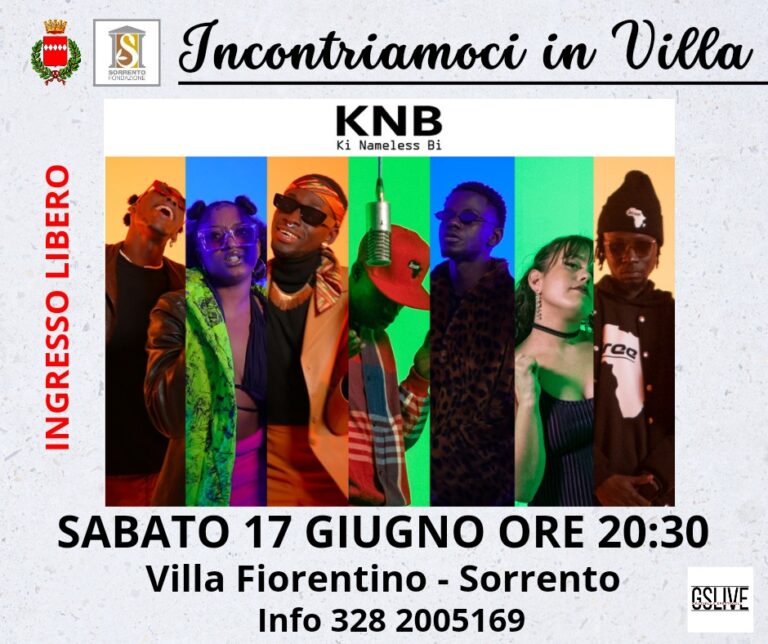 Sorrento Villa Fiorentino ospita il concerto del collettivo multietnico Ki Nameless Bi