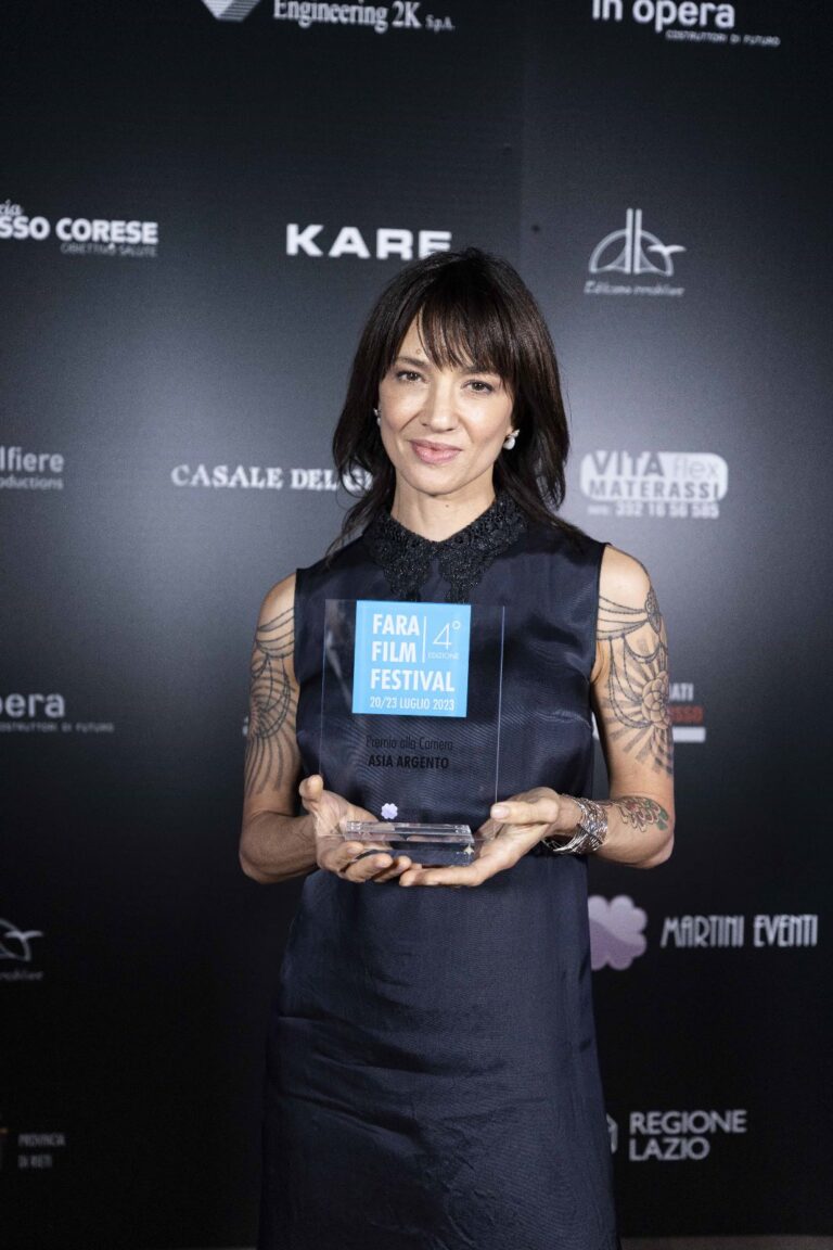 Fara Film Festival, premio alla carriera a Asia Argento