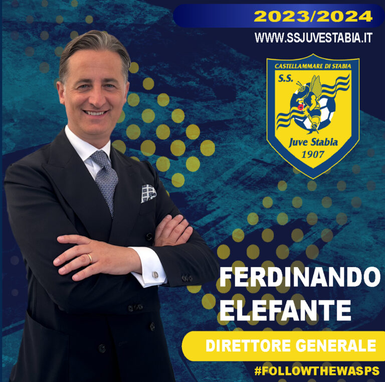 Juve Stabia Elefante non sarà il DG per la prossima stagione