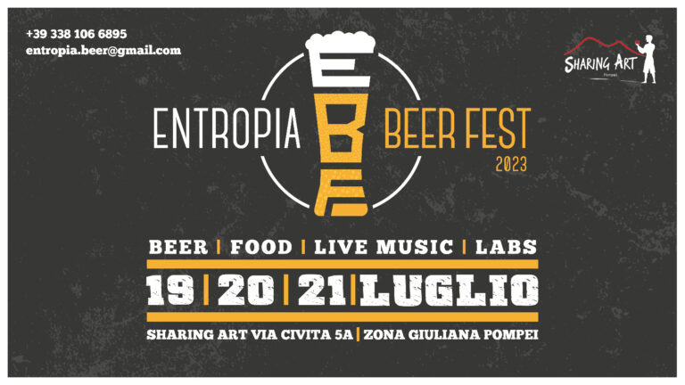 Pompei, al via la seconda edizione dell’Entropia Beer Fest