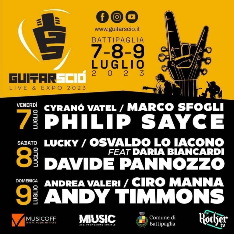 Battipaglia GuitarSció – Live & Expo 2023