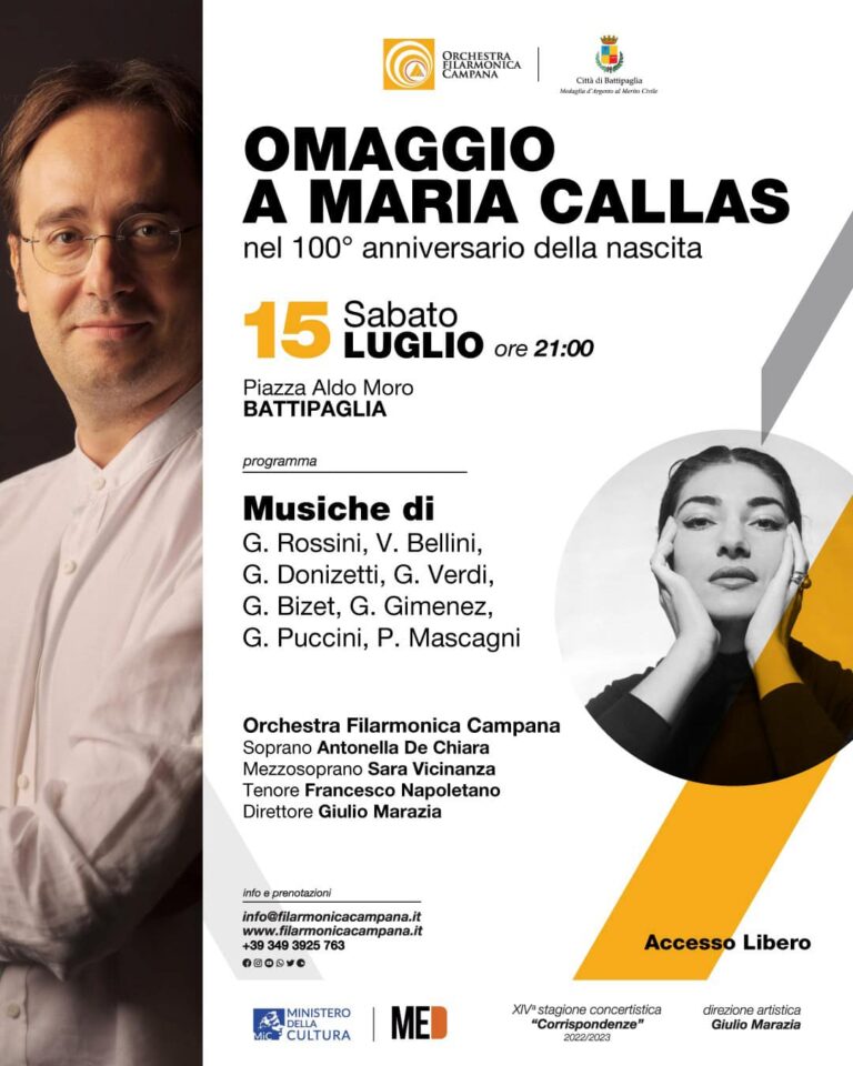 Battipaglia omaggio a Maria Callas